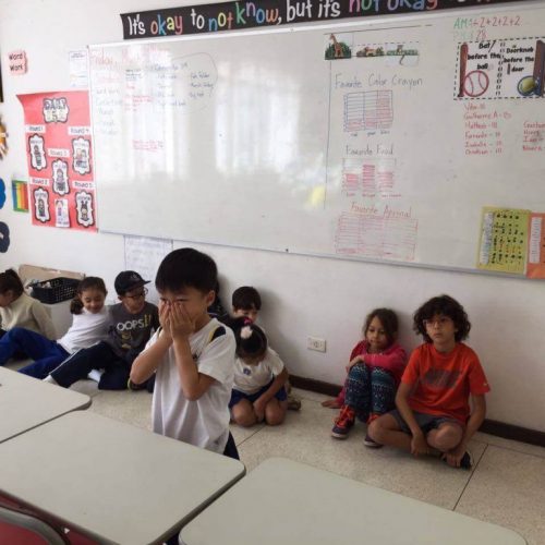 Sala de aula com crianças